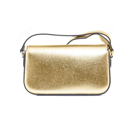 Michael Kors Gold Leather Crossbody Bag