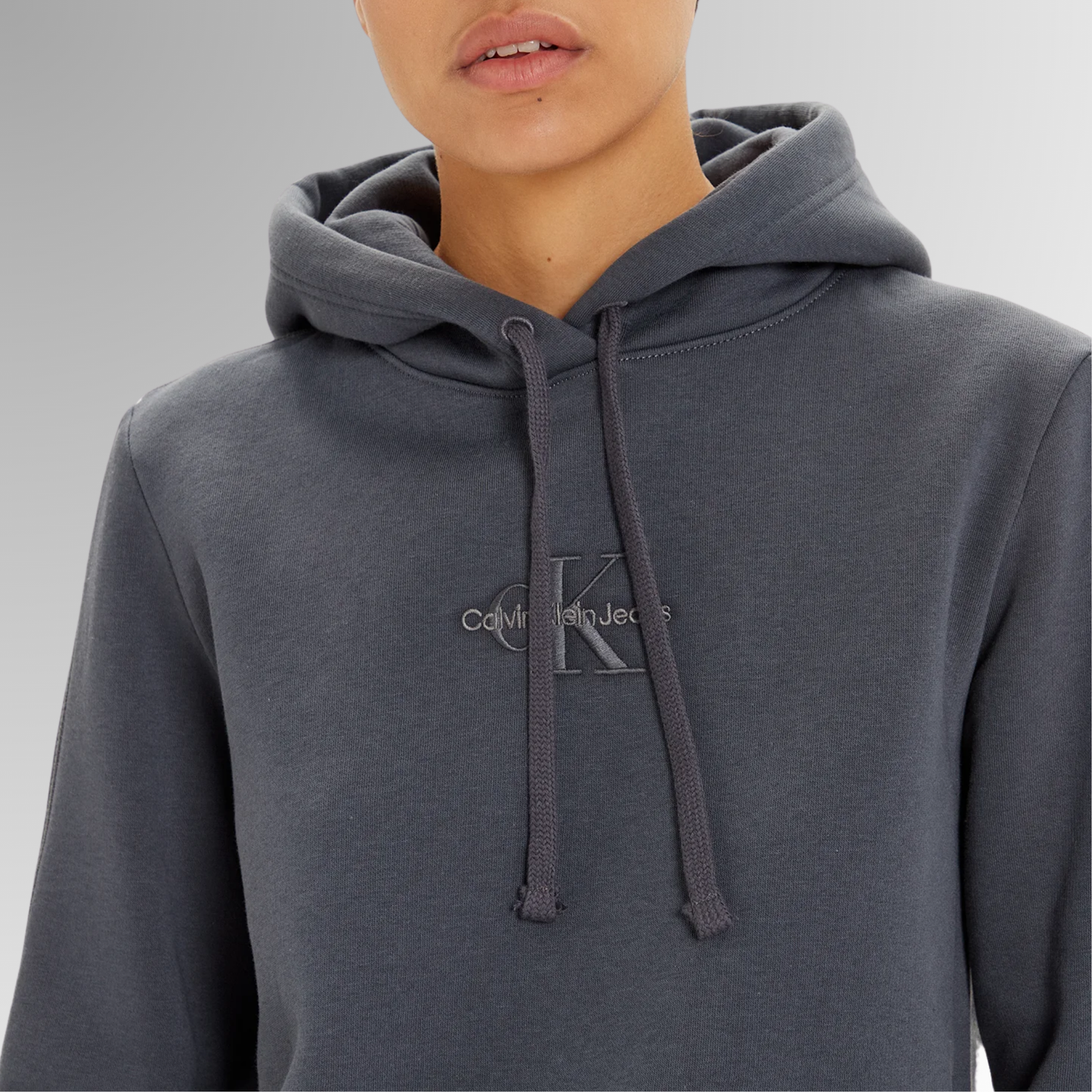 Women Hoodie -Grey- J20J223536