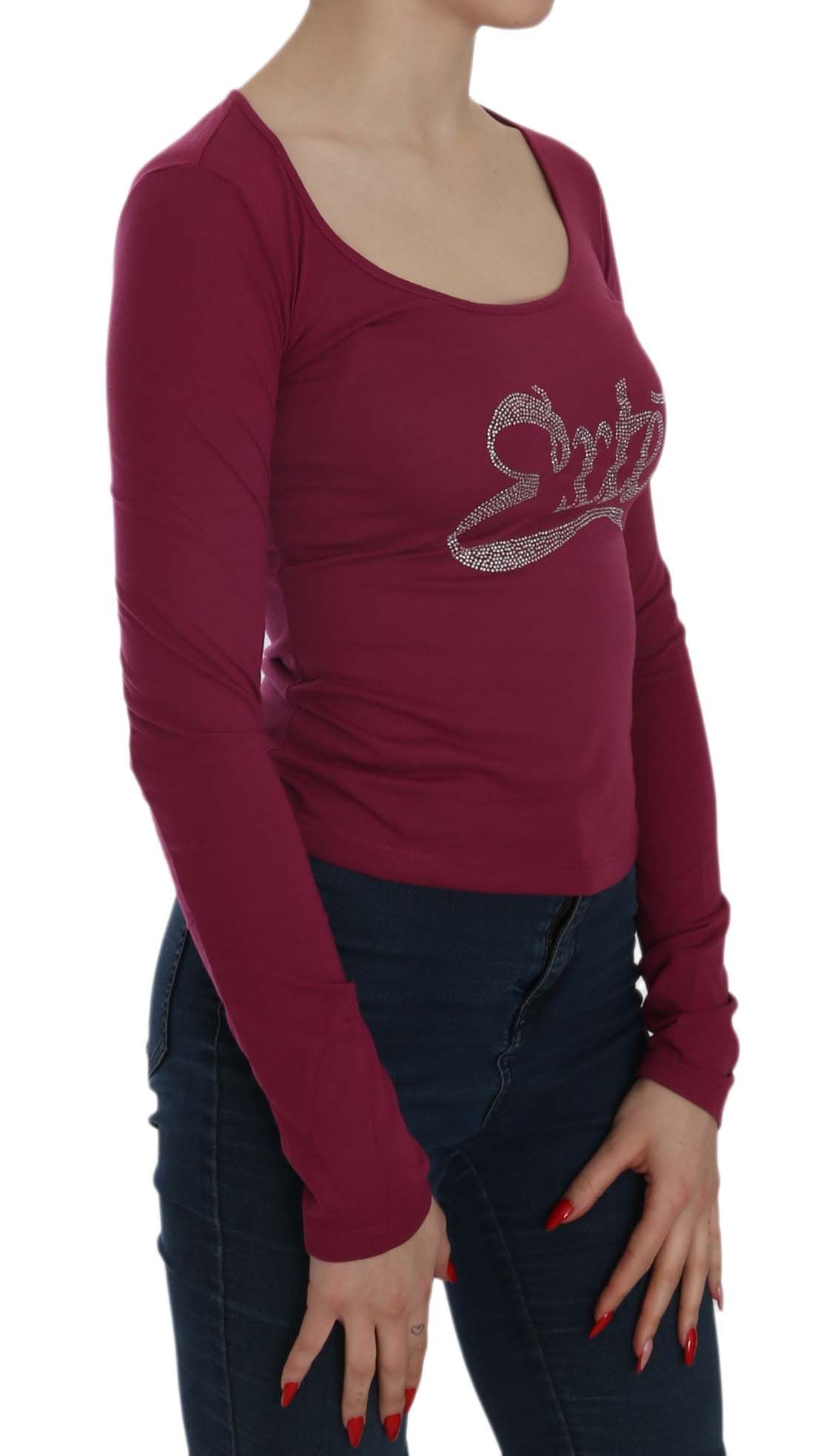 Exte Crystal Embellished Long Sleeve Casual Top $254.00 Exte Luzworld