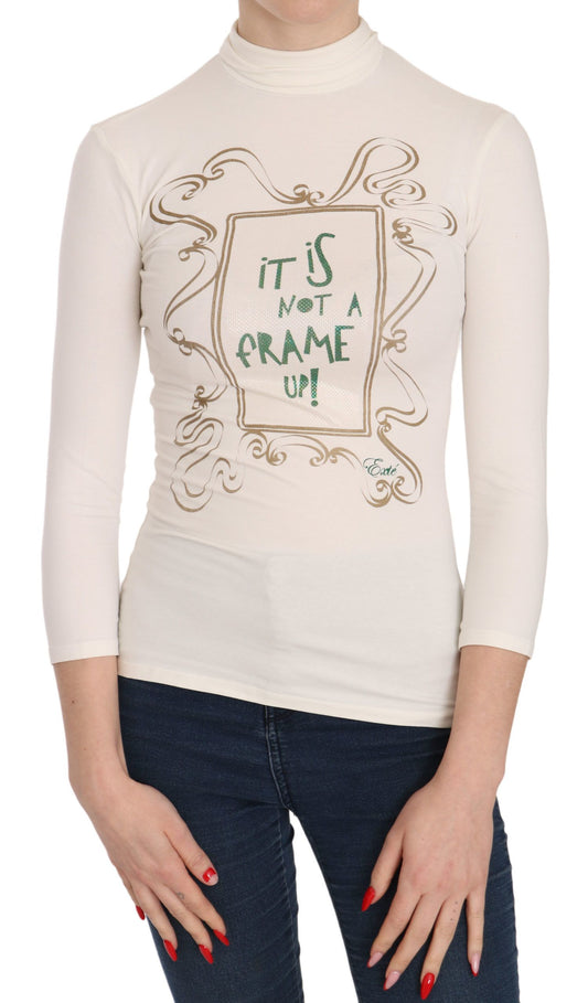 Exte Crew Neck It Is Not A Frame Up! Print Blouse $172.00 Exte Luzworld