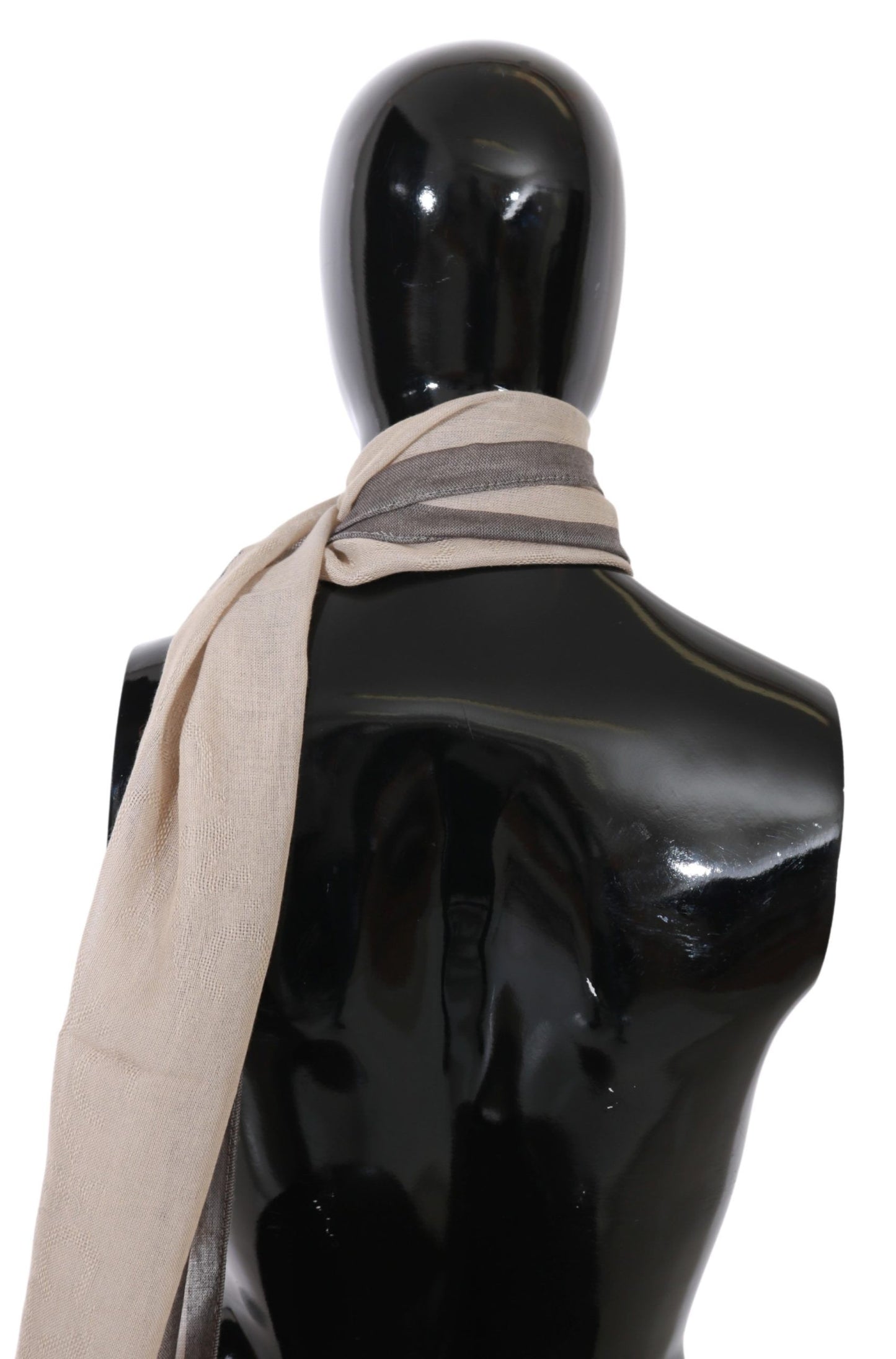Costume National Beige Women Cotton Shawl Scarf $205.00 Costume National Luzworld