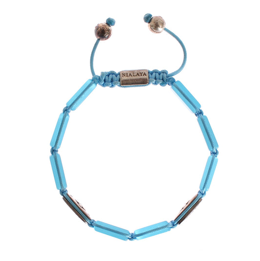 Nialaya CZ Opal 925 Silver Bracelet $585.00 Nialaya Luzworld