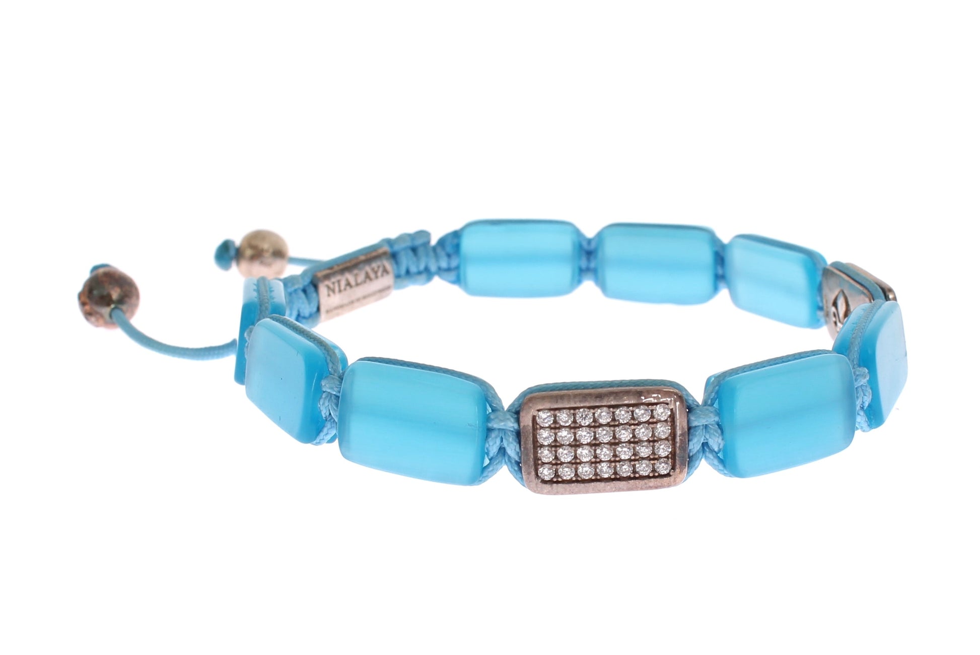 Nialaya CZ Opal 925 Silver Bracelet $585.00 Nialaya Luzworld