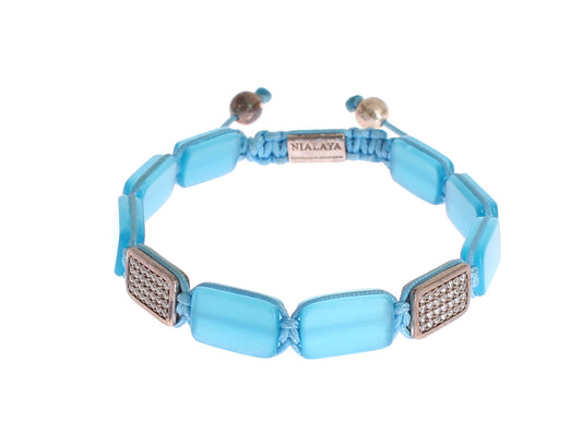 Nialaya CZ Opal 925 Silver Bracelet $585.00 Nialaya Luzworld