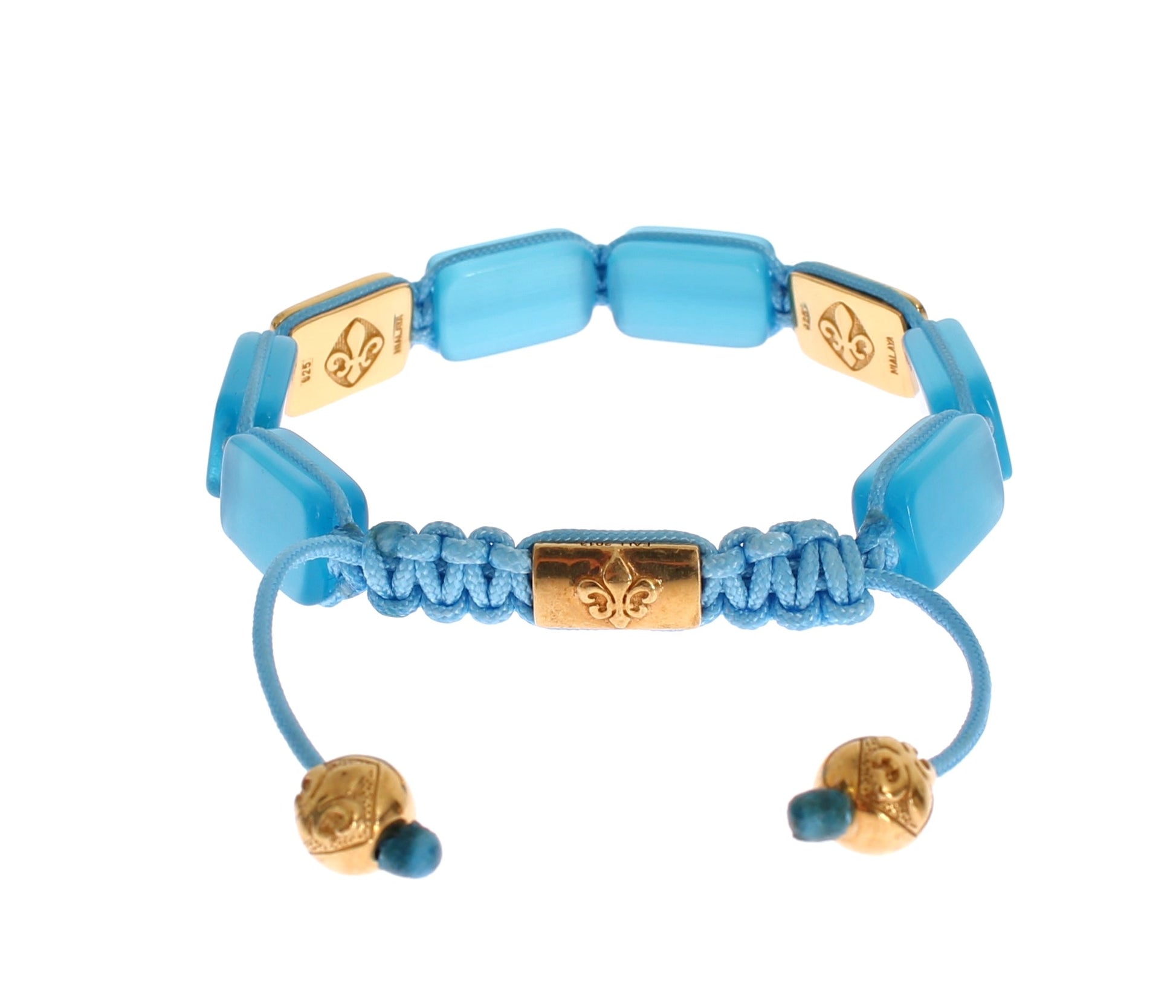 Nialaya CZ Opal 18K Gold 925 Bracelet $696.00 Nialaya Luzworld