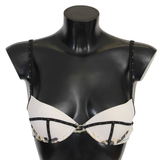 Just Cavalli White Polyester Spandex Push Up Bra Underwear $221.00 Just Cavalli Luzworld