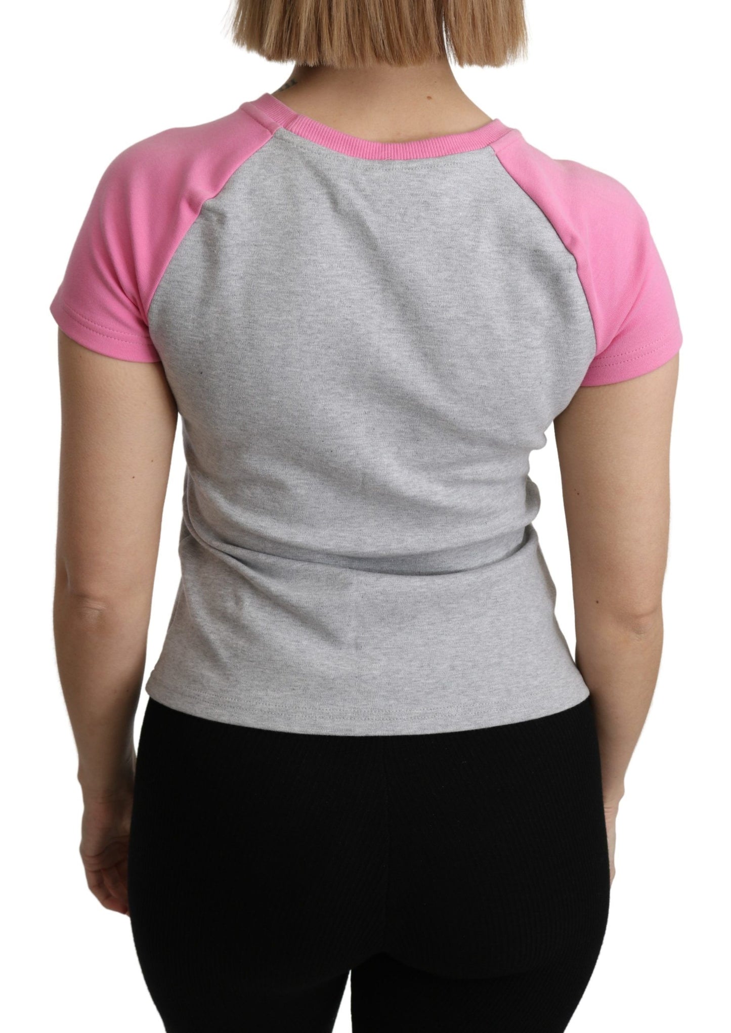 Moschino Gray and pink Cotton T-shirt My Little Pony Top $502.00 Moschino Luzworld