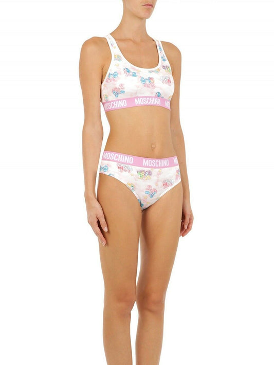 Moschino White Two-Piece Sleepwear My Little Pony Bikini $477.00 Moschino Luzworld