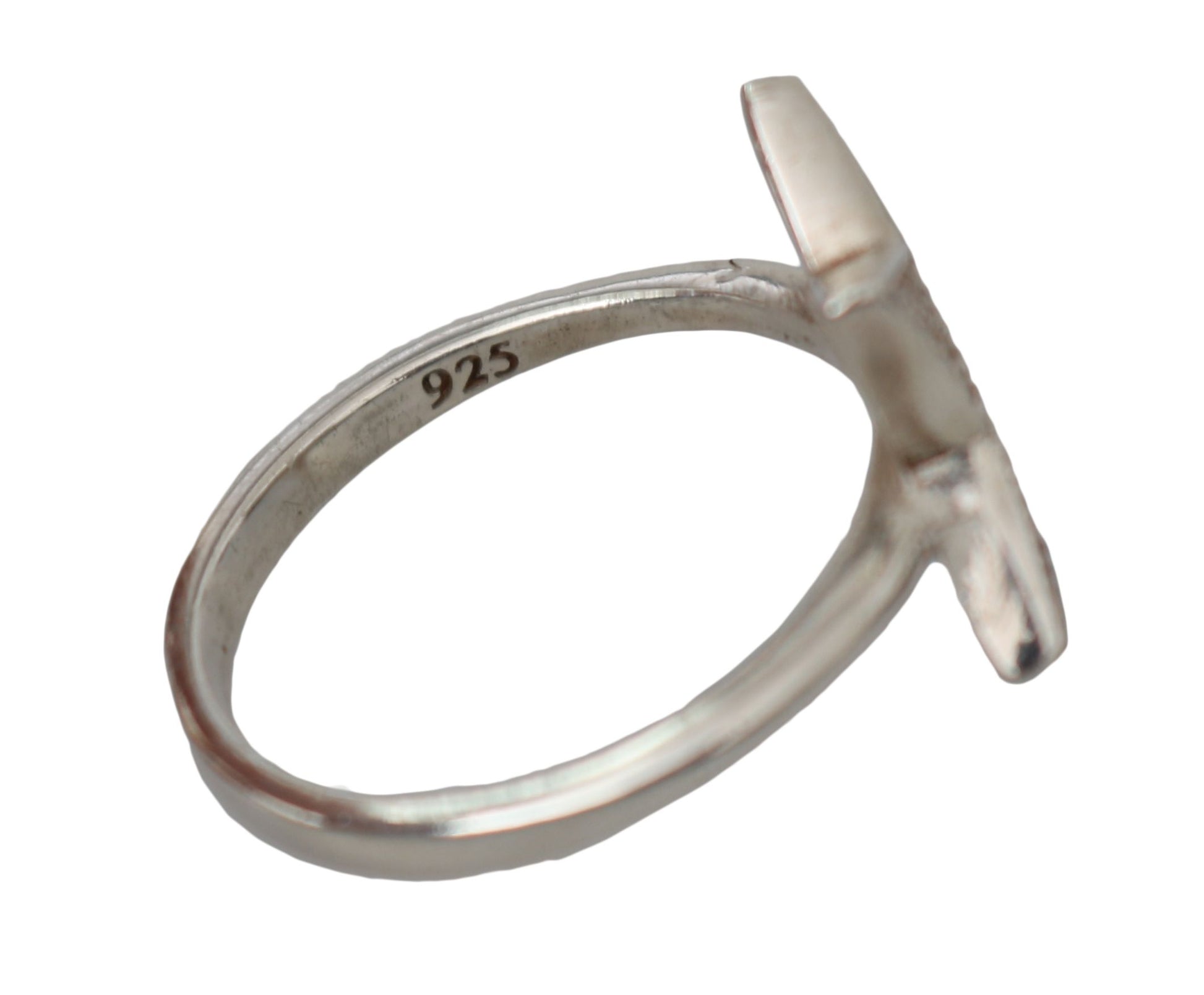 Nialaya Silver Womens Clear CZ Star 925 Ring $205.00 Nialaya Luzworld