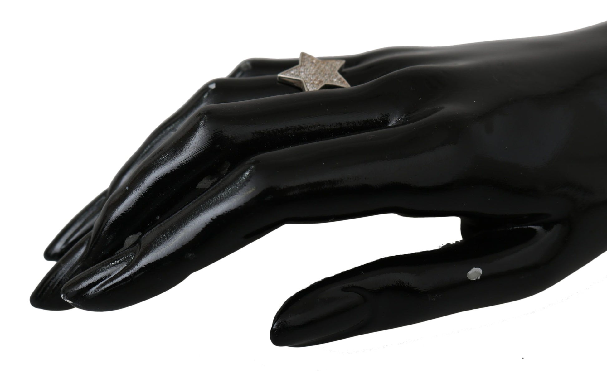 Nialaya Silver Womens Clear CZ Star 925 Ring $205.00 Nialaya Luzworld