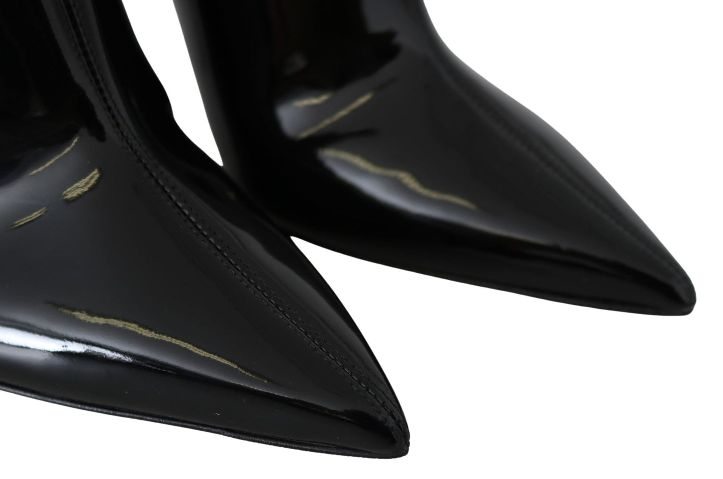 Jimmy Choo Elegant Black Patent Heeled Boots $2205.00 Jimmy Choo Luzworld