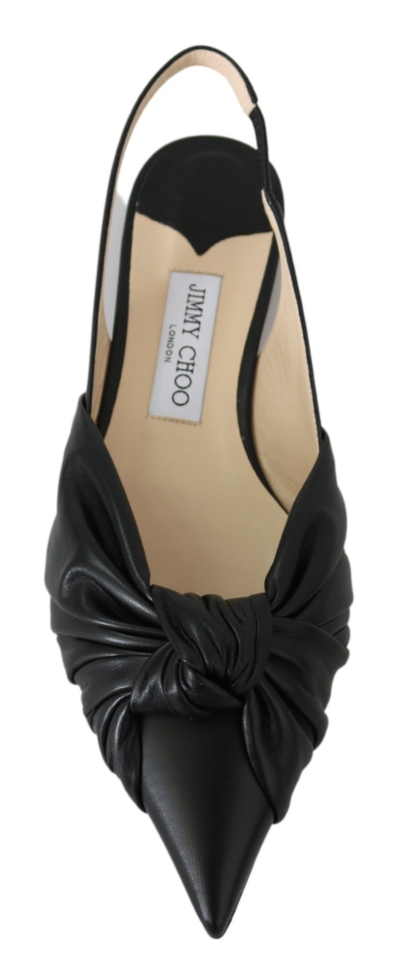 Jimmy Choo Elegant Pointed Toe Leather Flats $1608.00 Jimmy Choo Luzworld