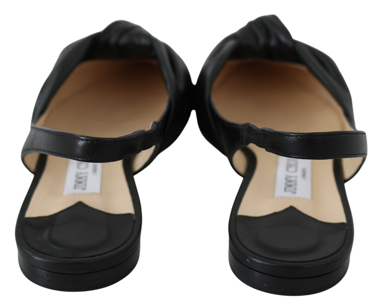 Jimmy Choo Elegant Pointed Toe Leather Flats $1608.00 Jimmy Choo Luzworld