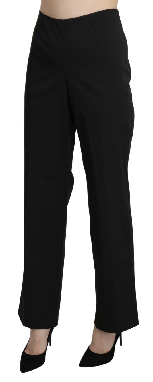 BENCIVENGA Black High Waist Straight Dress Trouser Pants $246.00 BENCIVENGA Luzworld