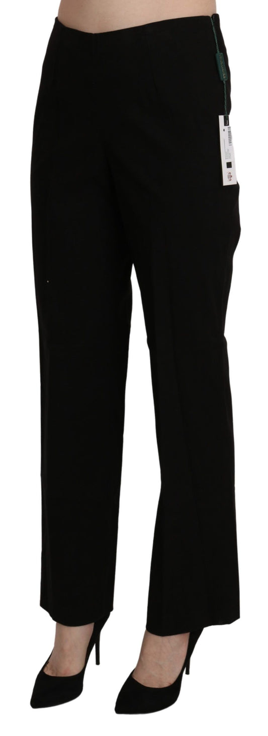 BENCIVENGA Black High Waist Straight Dress Trouser Pant $555.00 BENCIVENGA Luzworld