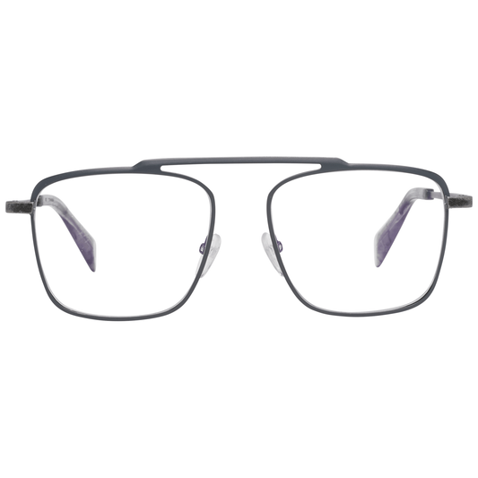 Yohji Yamamoto Gray Men Glasses Frame $1116.00 Yohji Yamamoto Luzworld