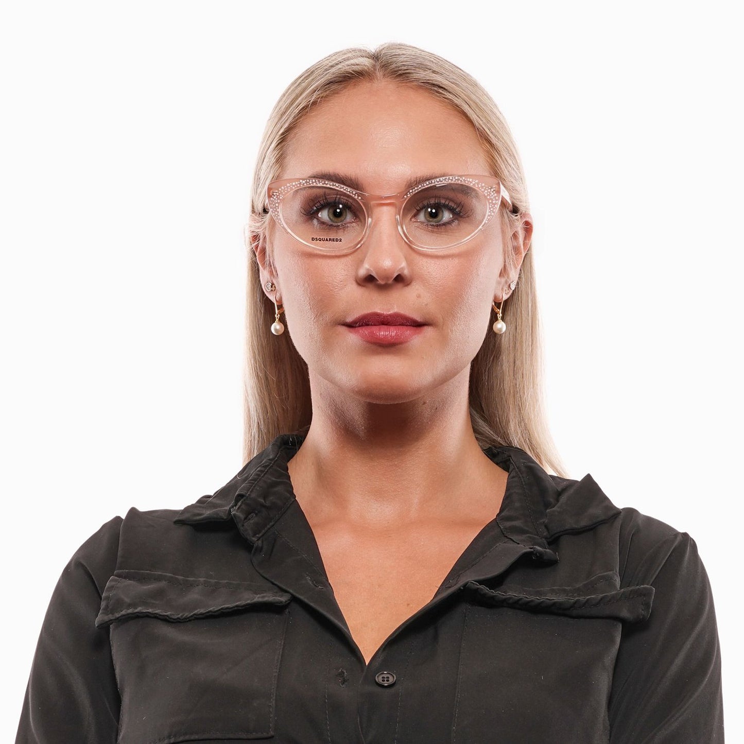 Dsquared² Chic Rose-Tinted Designer Eyewear $531.00 Dsquared² Luzworld