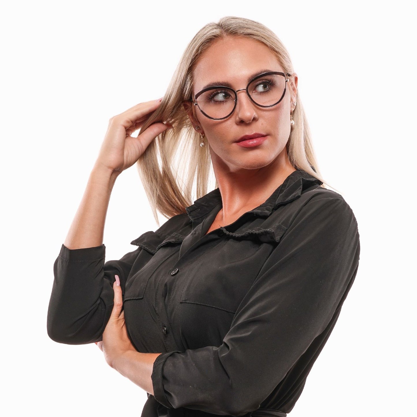 Emilio Pucci Black Women Glasses Frame $505.00 Emilio Pucci Luzworld