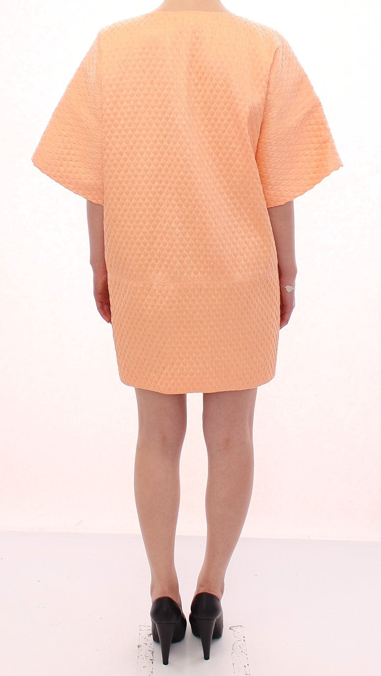 Andrea Incontri Pink Short Sleeves Jacket Coat $1461.00 Andrea Incontri Luzworld