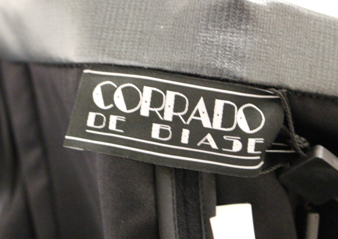 Corrado De Biase Black Metal Buttons Cotto Wool Skirt $1209.00 Corrado De Biase Luzworld
