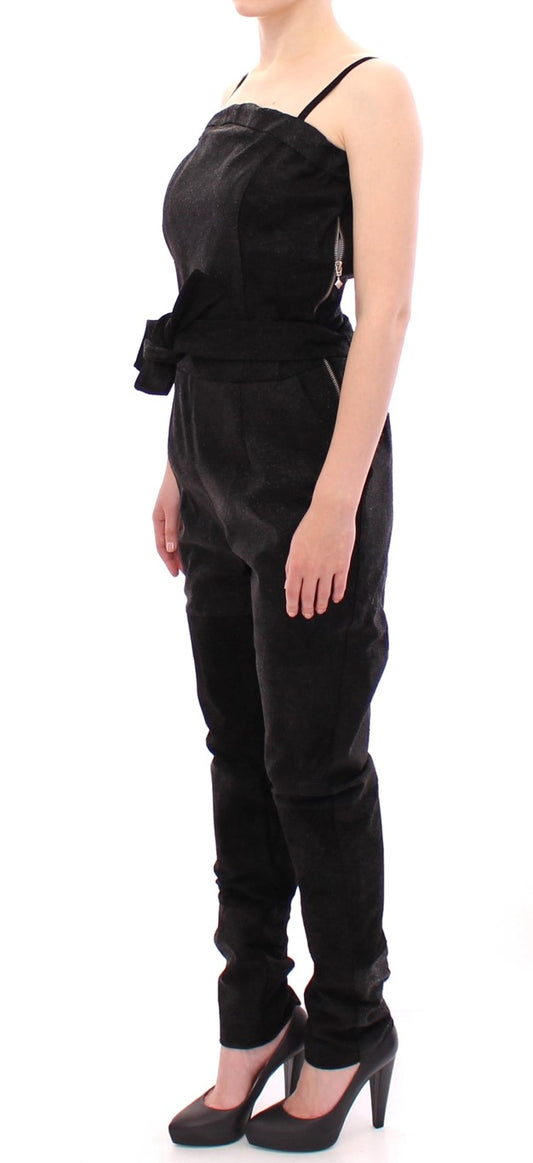 La Maison du Couturier Black Leather Jumpsuit $2791.00 La Maison du Couturier Luzworld
