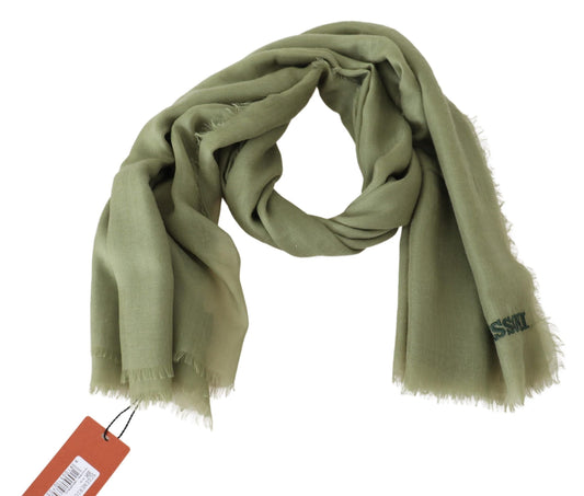 Missoni Green Cashmere Unisex Neck Wrap Scarf $798.00 Missoni Luzworld