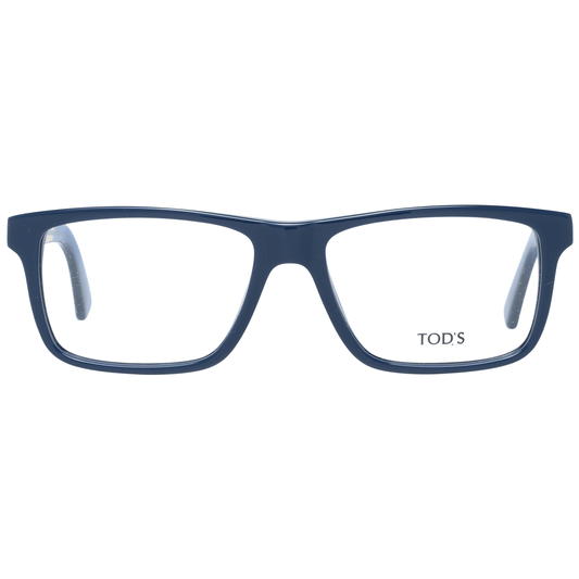 Tod's Chic Blue Rectangular Men's Eyewear $546.00 Tod's Luzworld
