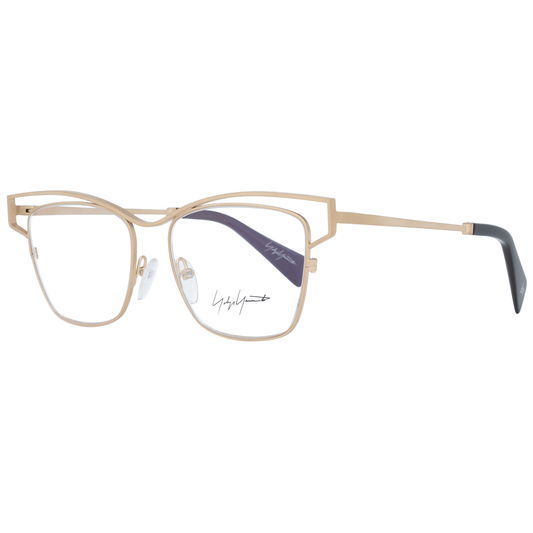 Yohji Yamamoto Gold Women Glasses Frame $1037.00 Yohji Yamamoto Luzworld