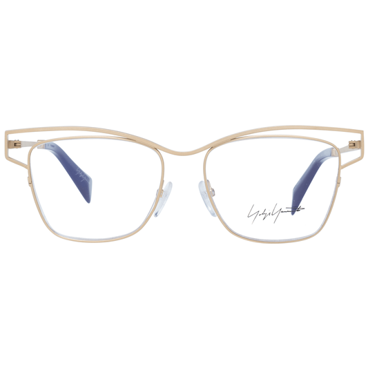 Yohji Yamamoto Gold Women Glasses Frame $1037.00 Yohji Yamamoto Luzworld