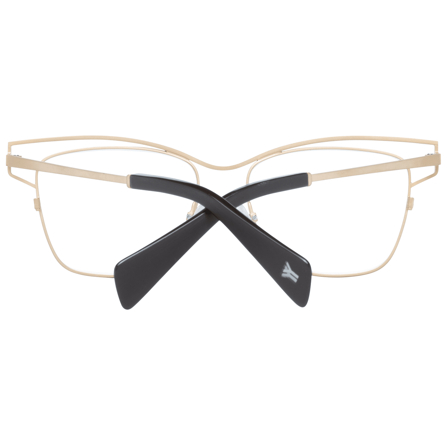 Yohji Yamamoto Gold Women Glasses Frame $1037.00 Yohji Yamamoto Luzworld