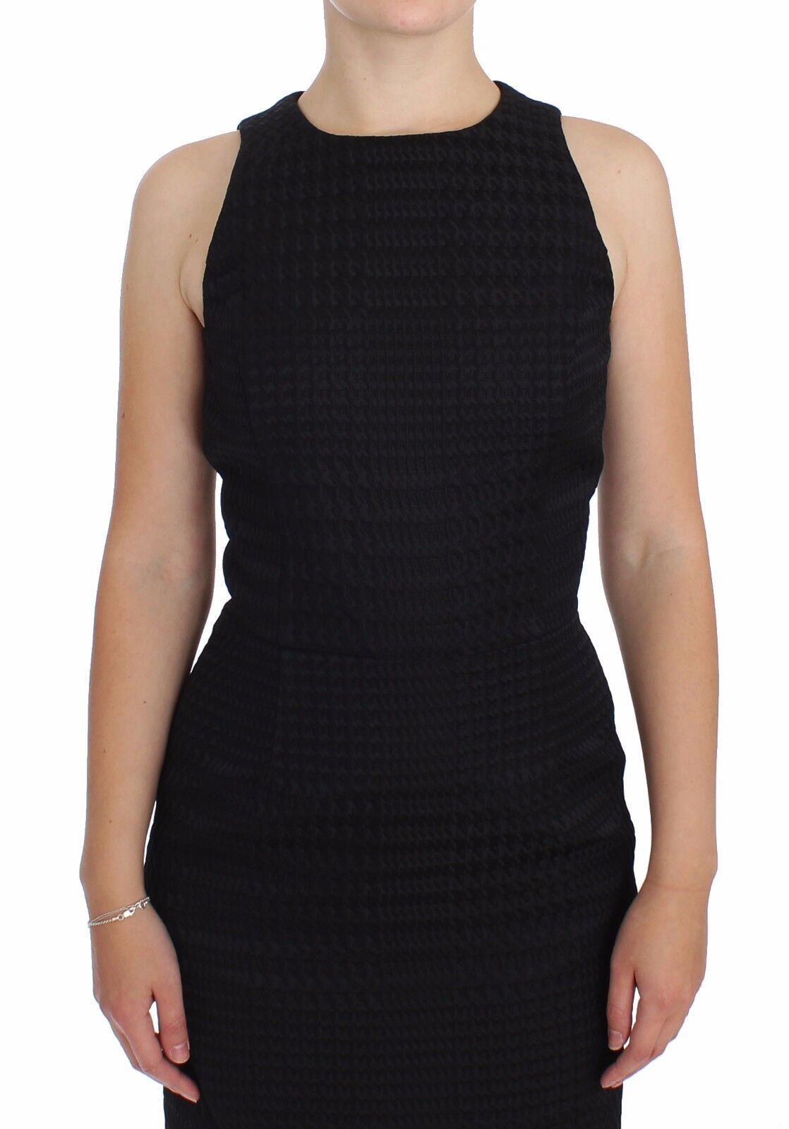 DAIZY SHELY Black Sheath Party Evening Knee Length Dress $999.00 DAIZY SHELY Luzworld