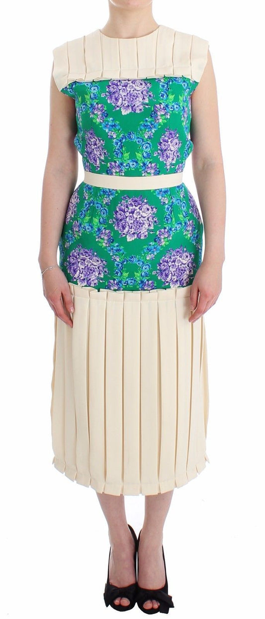Caterina Gatta Multicolor Dress Gown Floral Sleeveless Gown $2602.00 Caterina Gatta Luzworld