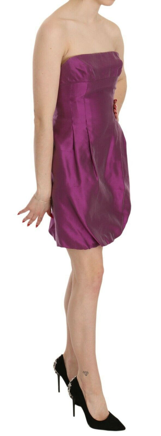 Ermanno Scervino Pink Halter Backless Midi Plain Dress $869.00 Ermanno Scervino Luzworld