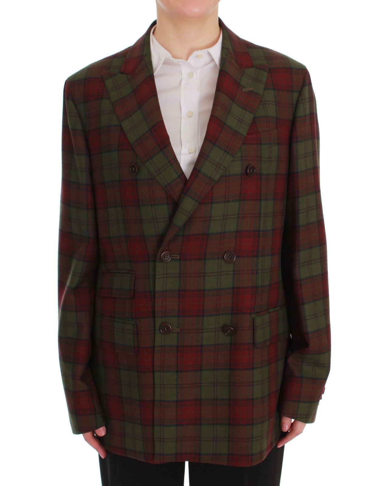 BENCIVENGA Green Wool Double Breasted Bordeaux $869.00 BENCIVENGA Luzworld