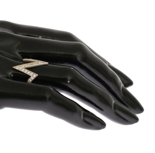 Nialaya Silver Authentic Womens Clear Ring $178.00 Nialaya Luzworld