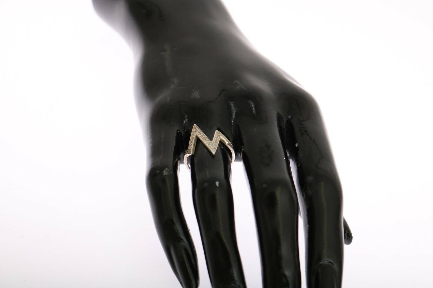 Nialaya Silver Authentic Womens Clear Ring $178.00 Nialaya Luzworld