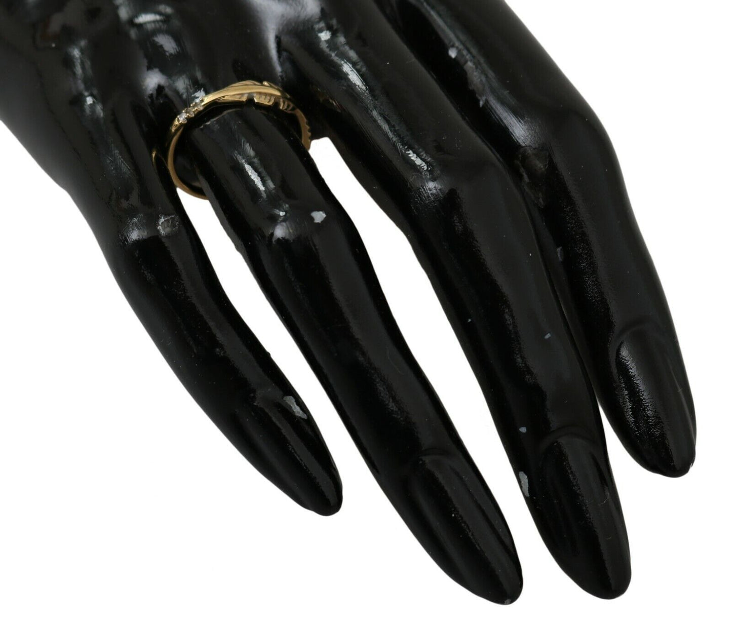 Nialaya Gold Feather Clear CZ 925 Silver Women $231.00 Nialaya Luzworld