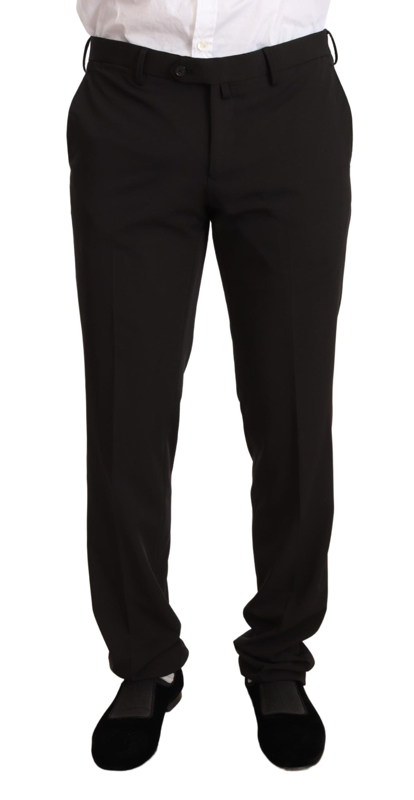 Domenico Tagliente Black Polyester Slim 2 Piece Set TAGLIENTE Suit $1684.00 Domenico Tagliente Luzworld