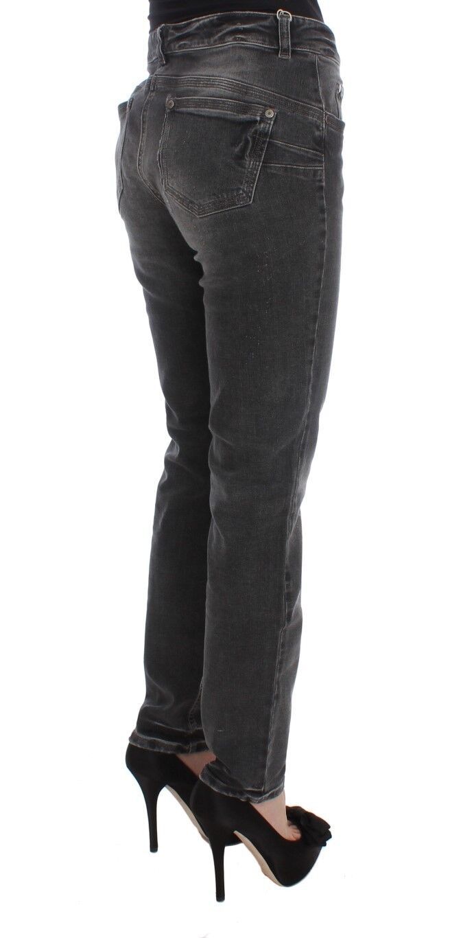 Ermanno Scervino Gray Wash Cotton Blend Stretch Jeans Pants $946.00 Ermanno Scervino Luzworld