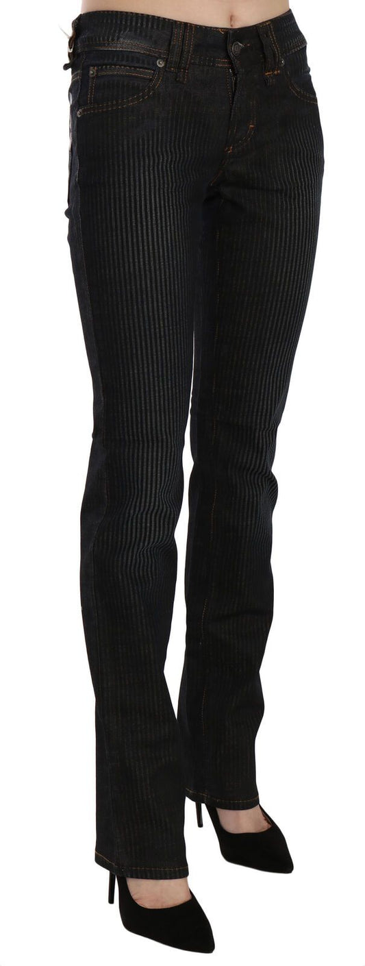 John Galliano Black Mid Waist Slim Fit Corduroy Denim Casual Pants $869.00 John Galliano Luzworld