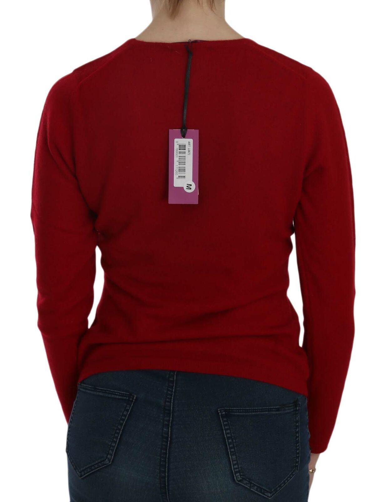 MILA SCHÖN Red Round Neck Pullover Cashmere Sweater $1133.00 MILA SCHÖN Luzworld