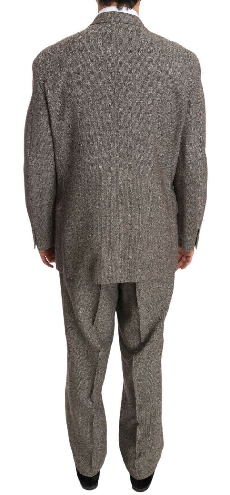 Fendi Brown Wool Regular Single Breasted Suit $3925.00 Fendi Luzworld