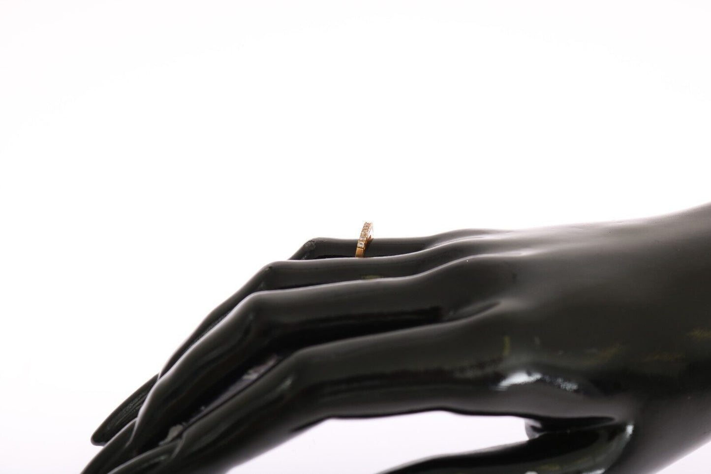 Nialaya Gold Authentic Womens Clear CZ Gold 925 Silver Ring $201.00 Nialaya Luzworld