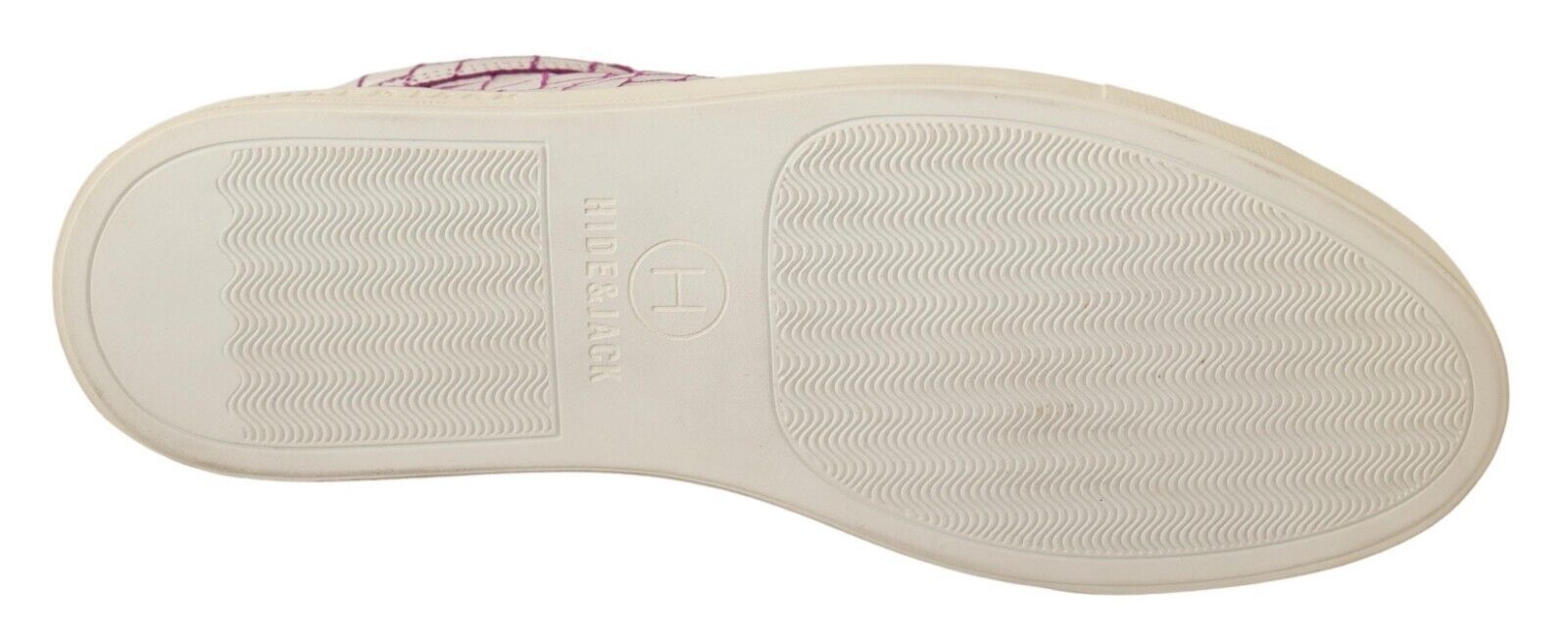 HIDE & JACK White Bordeaux Leather Casual Lace Up Sneakers Shoes $677.00 HIDE & JACK Luzworld