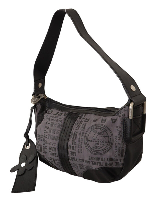 WAYFARER Gray Printed Handbag Shoulder Purse Fabric Bag $547.00 WAYFARER Luzworld