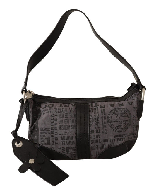 WAYFARER Gray Printed Handbag Shoulder Purse Fabric Bag $547.00 WAYFARER Luzworld