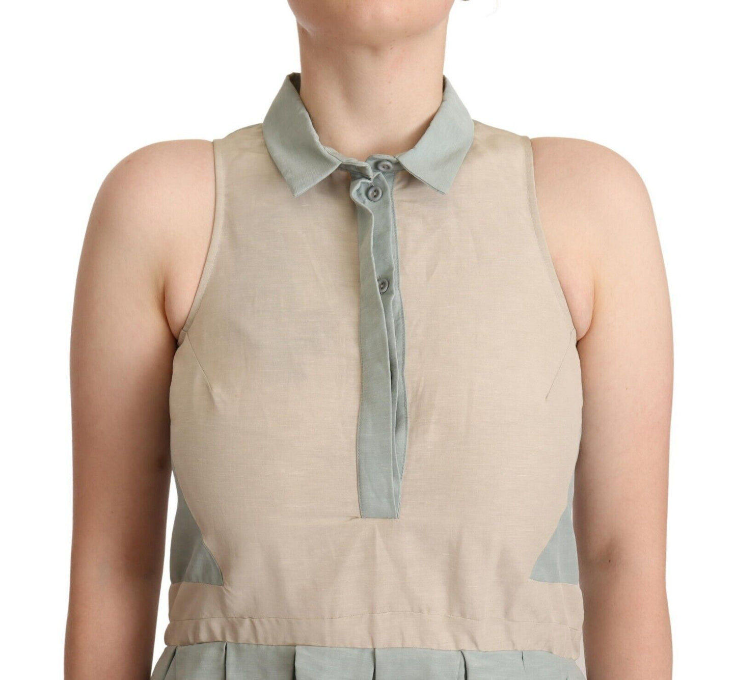 Comeforbreakfast Multicolor Collared Sleeveless Sheath Dress $737.00 Comeforbreakfast Luzworld