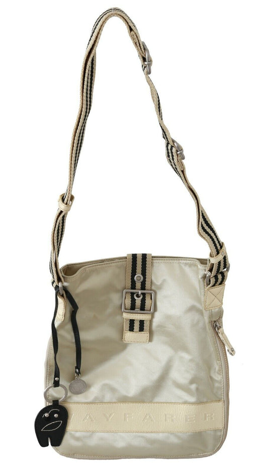 WAYFARER Beige Handbag Shoulder Tote Fabric Purse $547.00 WAYFARER Luzworld