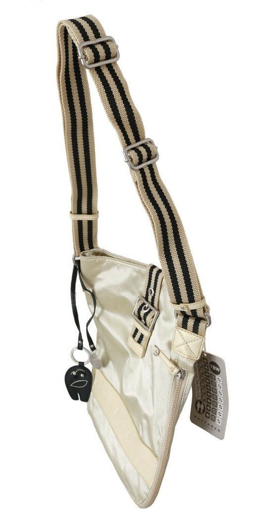 WAYFARER Beige Handbag Shoulder Tote Fabric Purse $547.00 WAYFARER Luzworld