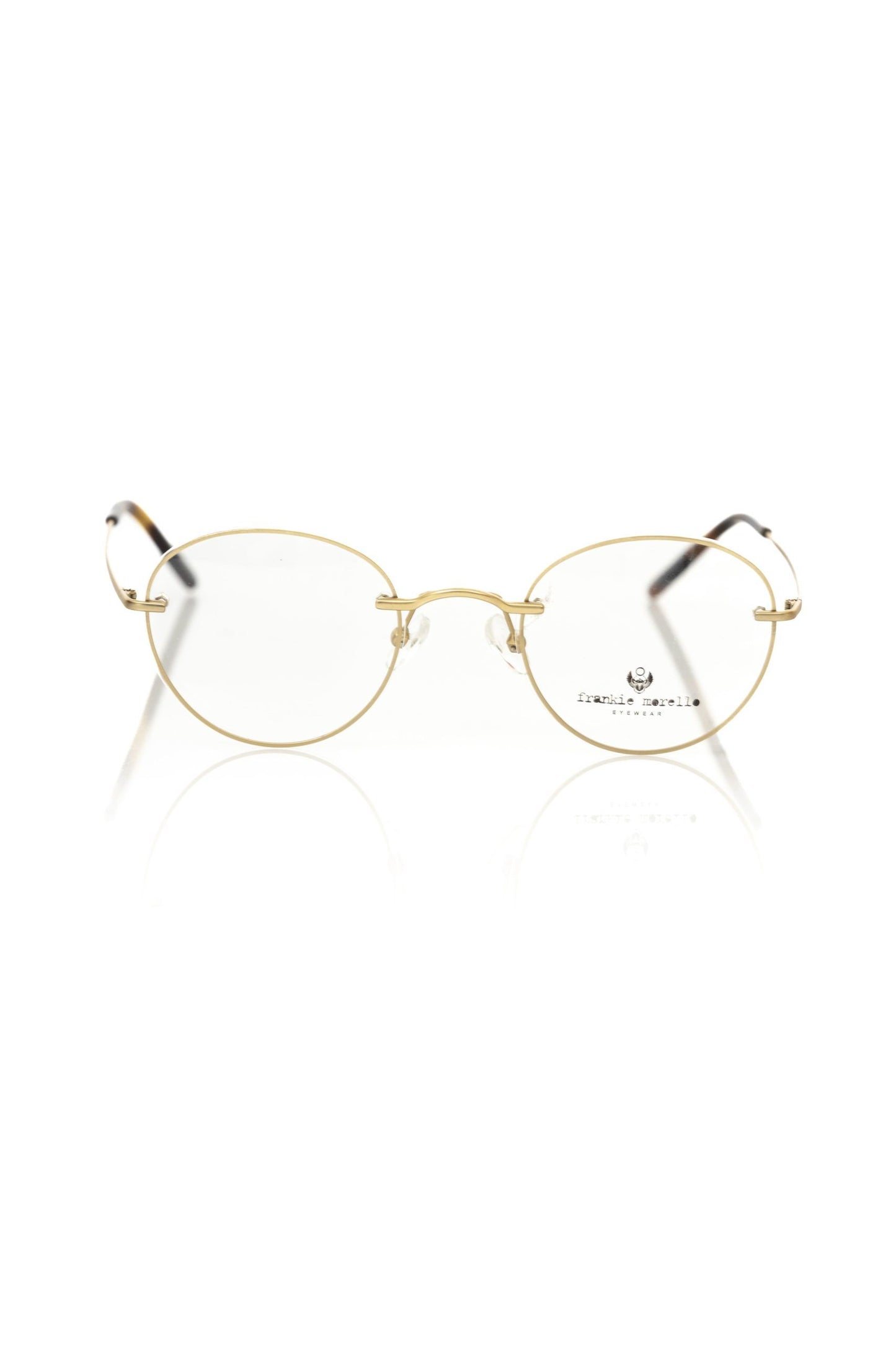 Frankie Morello Gold Metallic Men's Frame $460.00 Frankie Morello Luzworld